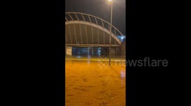 Travel disruptions in Madrid as intense storm hits Spanish capital