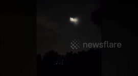 Bizarre lights appear in night sky over China