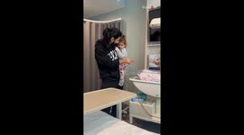 'She was Shy at First!' - Parents surprise first child with her newborn baby brother