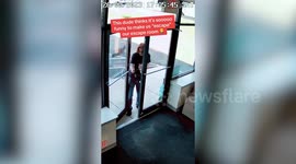 Staff locked in an escape room building by a fleeing prankster