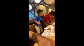 'Can’t take them nowhere' - Kids channel WWE energy during a family dinner