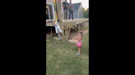 Brother Tumbles At The Party