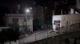 Palestinian demonstrators clash Israeli forces in the village of Beita, south of Nablus in the West Bank.