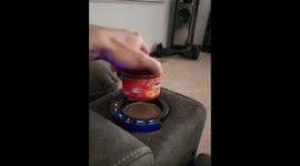 Salsa Fits Perfectly In Couch's Cup Holder