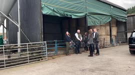 The Prince and Princess of Wales visit Hereford, UK