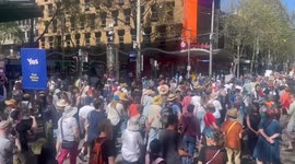Australia: Supporters Rally In Melbourne Ahead Of Referendum On Indigenous Constitutional Recognition