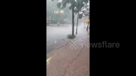 US: Thunderstorms Hits Charleston, SC Causing Flooding Across Town