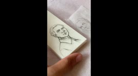 Watch how pencil erasers are turned into amazing rubber stamps