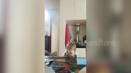 Baby girl's big blue eyes that once garnered compliments were a symptom of something serious