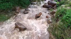 Heavy rain causes flash floods in Chiang Mai, northern Thailand