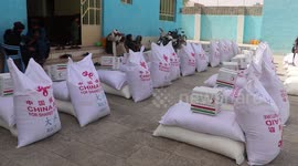 China-donated humanitarian aid distributed in W. Afghanistan