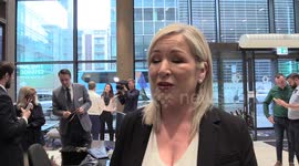 Interview with Michell O'Neill on the Stormont impasse in Dublin, Ireland