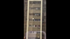Risky ledge stroll: Astana teens defy heights on 13th floor