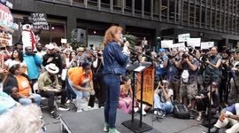 Actress SUSAN SARANDON Speaks During The Climate Action March, NYC