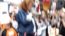 Actress SUSAN SARANDON Speaks During The Climate Action March, NYC