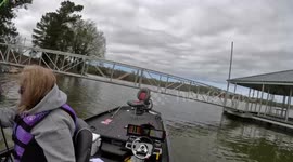 Fisherman Goes Overboard