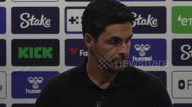 Mikel Arteta press conference after Everton 0-1 Arsenal in UK