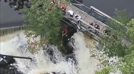 Missing Dog Safely Recovered From River By Firefighters in Wellesley, Massachusetts, USA