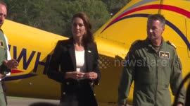 The Princess of Wales visits the Royal Naval Air Station Yeovilton in UK