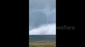 Japan: Waterspouts Spotted Off Niigata Prefecture