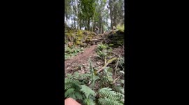 Rider dragged across dirt after insane bike drop ends in a disastrous way