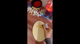 Artist paints a rose atop old letters with acrylics *Amazing Acrylic Art*