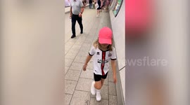 Five-year-old football superfan has been to more than 100 games