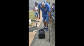 Bush Snake Found Curled Up Inside Speaker