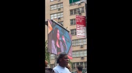 AOC takes the stage to rally against fossil fuels in NYC