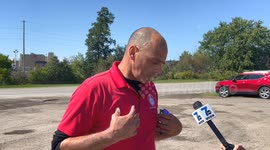 UAW Practice Picket in Lockport, NY GM Plant