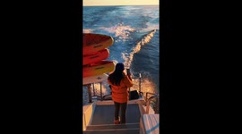 sunset beach bay Mexico big waves vacations stunning walking night starts boat sky