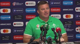 South Africa v Ireland: John Fogarty press conference in Tours, France
