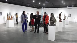 Iraqi pioneering sculptor holds exhibition in Erbil