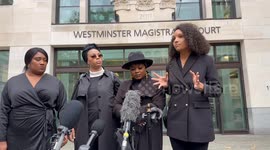 Representatives make statement on behalf of Chris Kaba's outside court