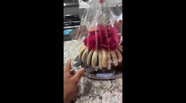 Thoughtful woman brings amazing gifts for BF's mom during surprise visit