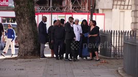 The family of Chris Kaba arrive at Westminster Magistrates’ court in London, UK
