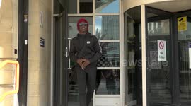 TikTok prankster Mizzy leaves Stratford Magistrates' Court in London, UK