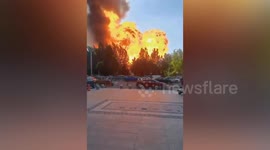 Two dead as Chinese factory explodes in massive fireball
