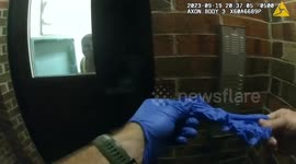 Police bodycam footage shows officer resuscitating two-year-old baby after suspected drug overdose