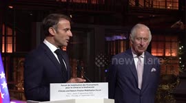 Emmanuel Macron pays tribute to the King's long-standing