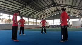 Myanmar Wushu athletes aiming high for 19th Asian Games