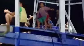 Cargo Ship Burns in the Mentawai Sea, Evacuation of Crew and Master is Tense