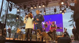 Oprah Winfrey Shines Spotlight on Heroic First Responder and Service Dog at Unforgettable 1st Responder Fundraising Concert