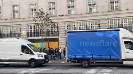 Huge queues for opening of Kylie Minogue’s Tension popup on Regent street