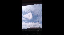 A video showing the beautiful weather and shiny clouds up in the sky of Enugu State, Nigeria.