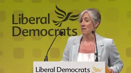 Daisy Cooper Speaks at Lib Dems Conference in Bournemouth, UK