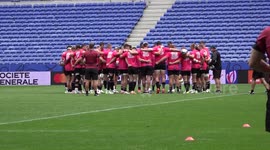 Rugby World Cup: Wales team train ahead of Australia clash in Lyon, France