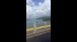 On the way to Macau for a short vacation. The road and the bridge so beautiful to watch