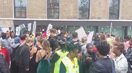 Medical Workers on Strike in London, UK