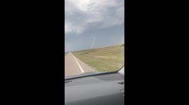 Tornado Filmed From Kansas Highway